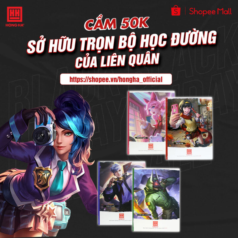 Vở ô ly Hồng Hà