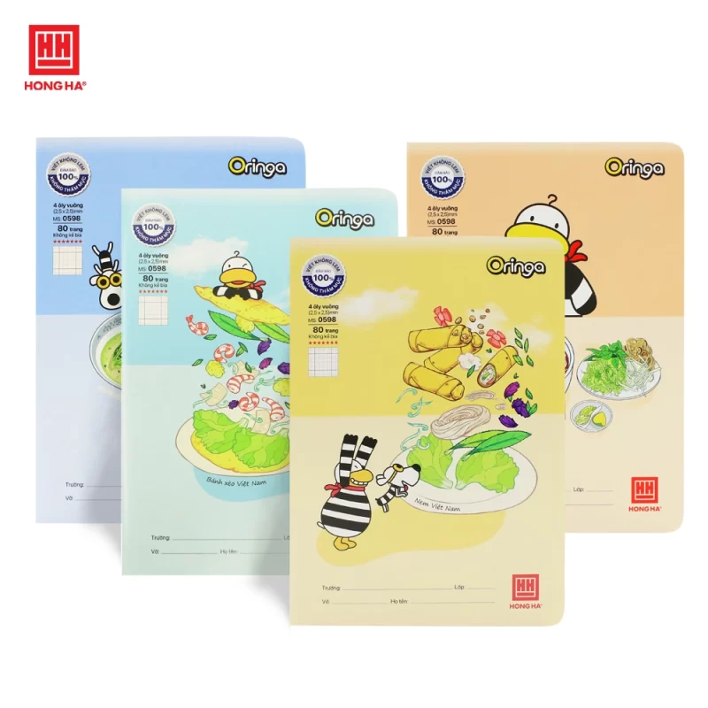 Vở ô ly Hồng Hà