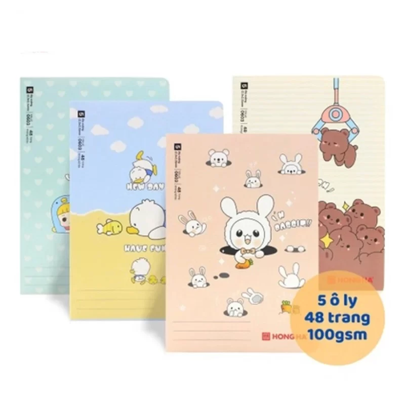 Vở ô ly Hồng Hà